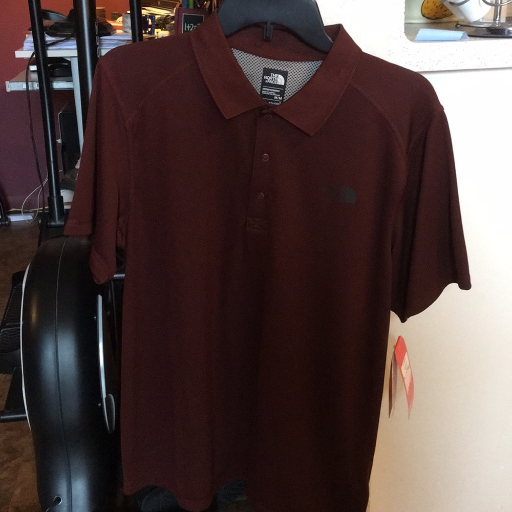 The North Face Men’s Polo Shirt Sz M Sequoia Red